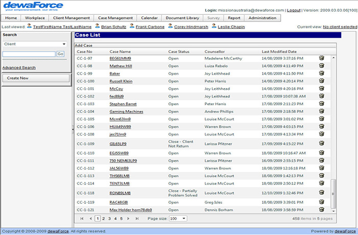 Case Management Application Development